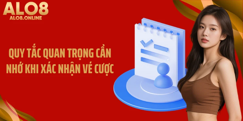 Quy tắc quan trọng cần nhớ khi xác nhận vé cược
